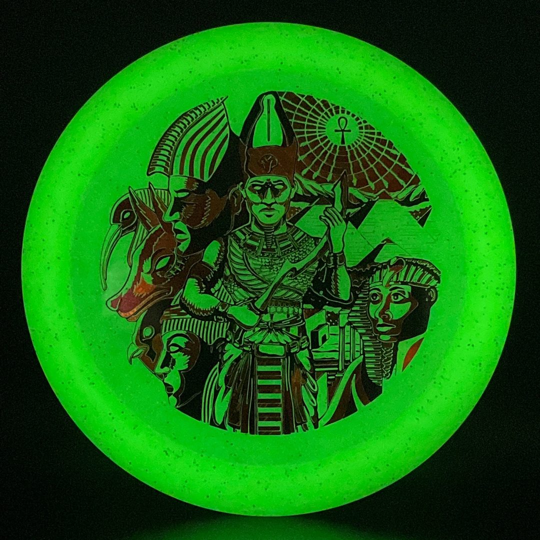 Metal Flake Glow Aztec X-Out - Gods of Egypt