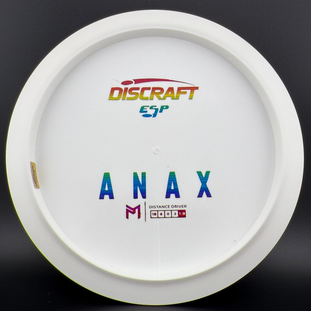 White ESP Anax - Bottom Stamp Dyer's Delight - Paul McBeth