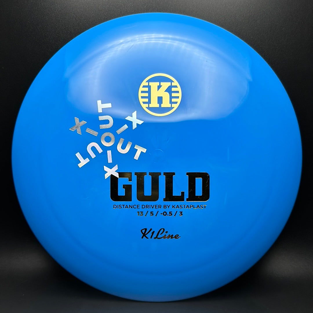 K1 Guld - X-Out Snowflake Stamp