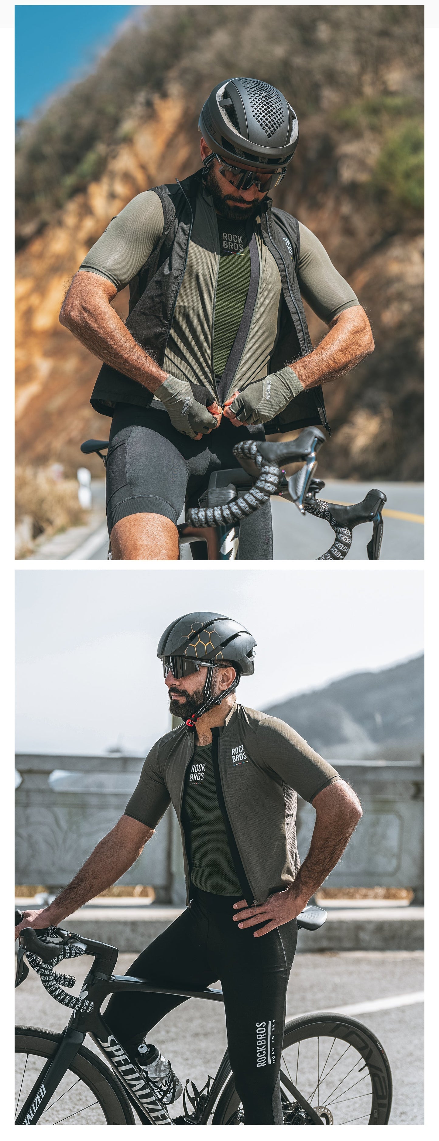 【ROAD TO SKY】by ROCKBROS Unisex Short-Sleeved Mesh Cycling Base Layer in Various Colours