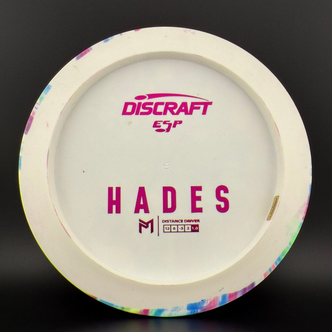 White ESP Hades - Greazy Dyed - Bottom Stamp