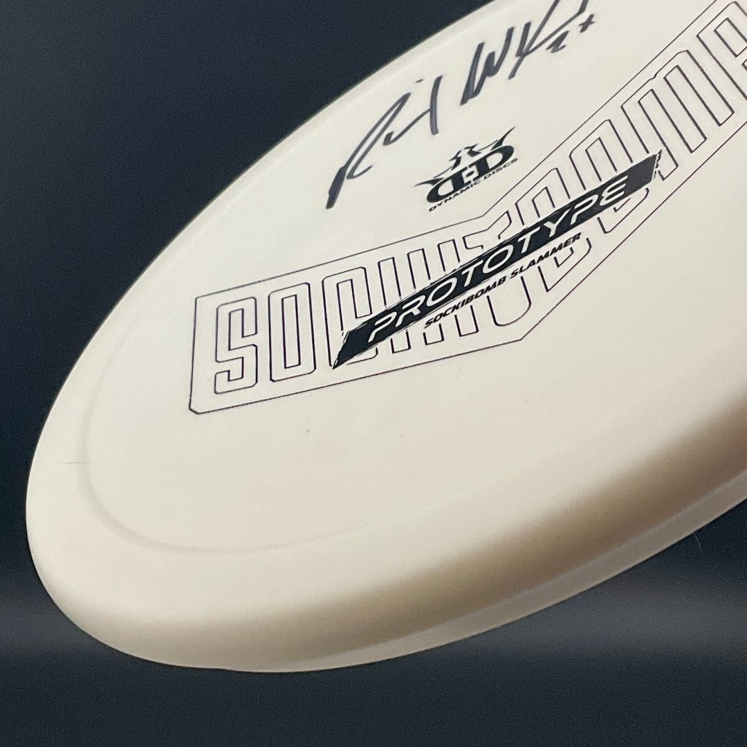 Prototype Sockibomb Slammer *Signed* - 2022 LE - Ricky 2X!