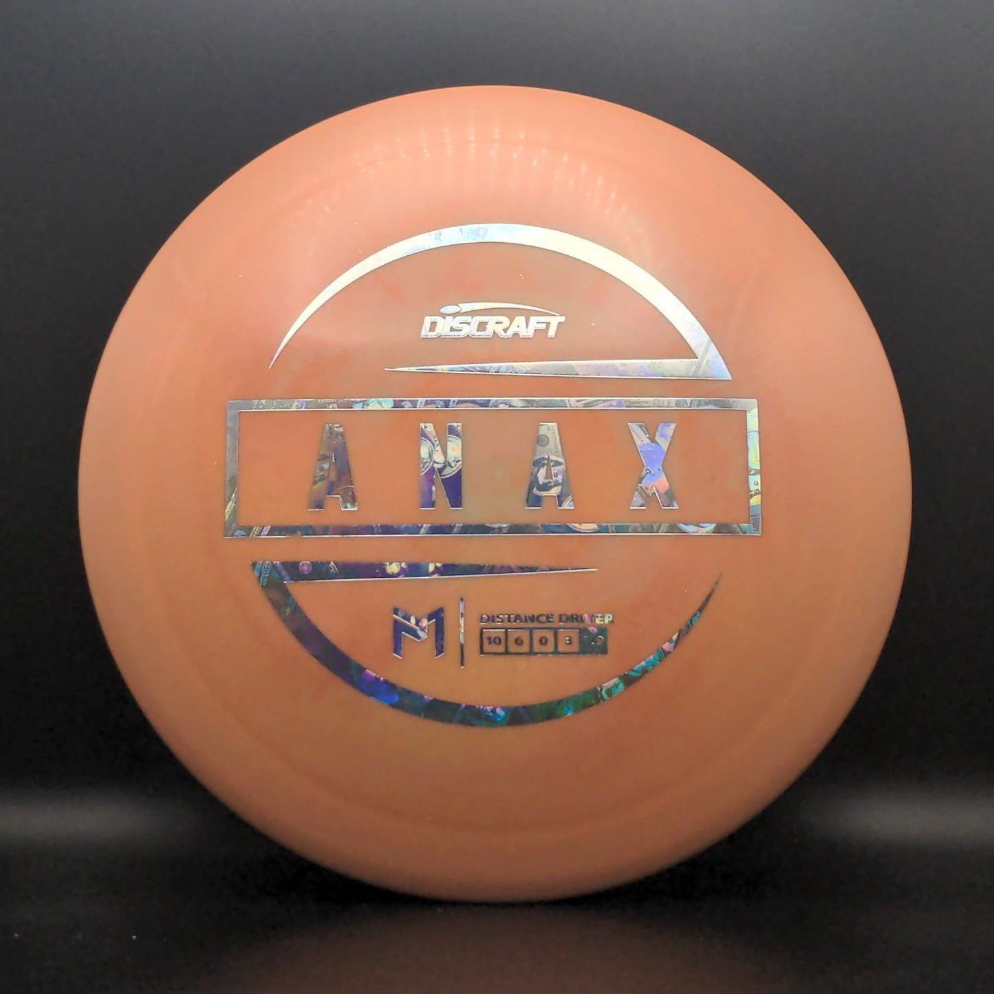 ESP Anax - Paul McBeth - Swirly Orange / Money Foil