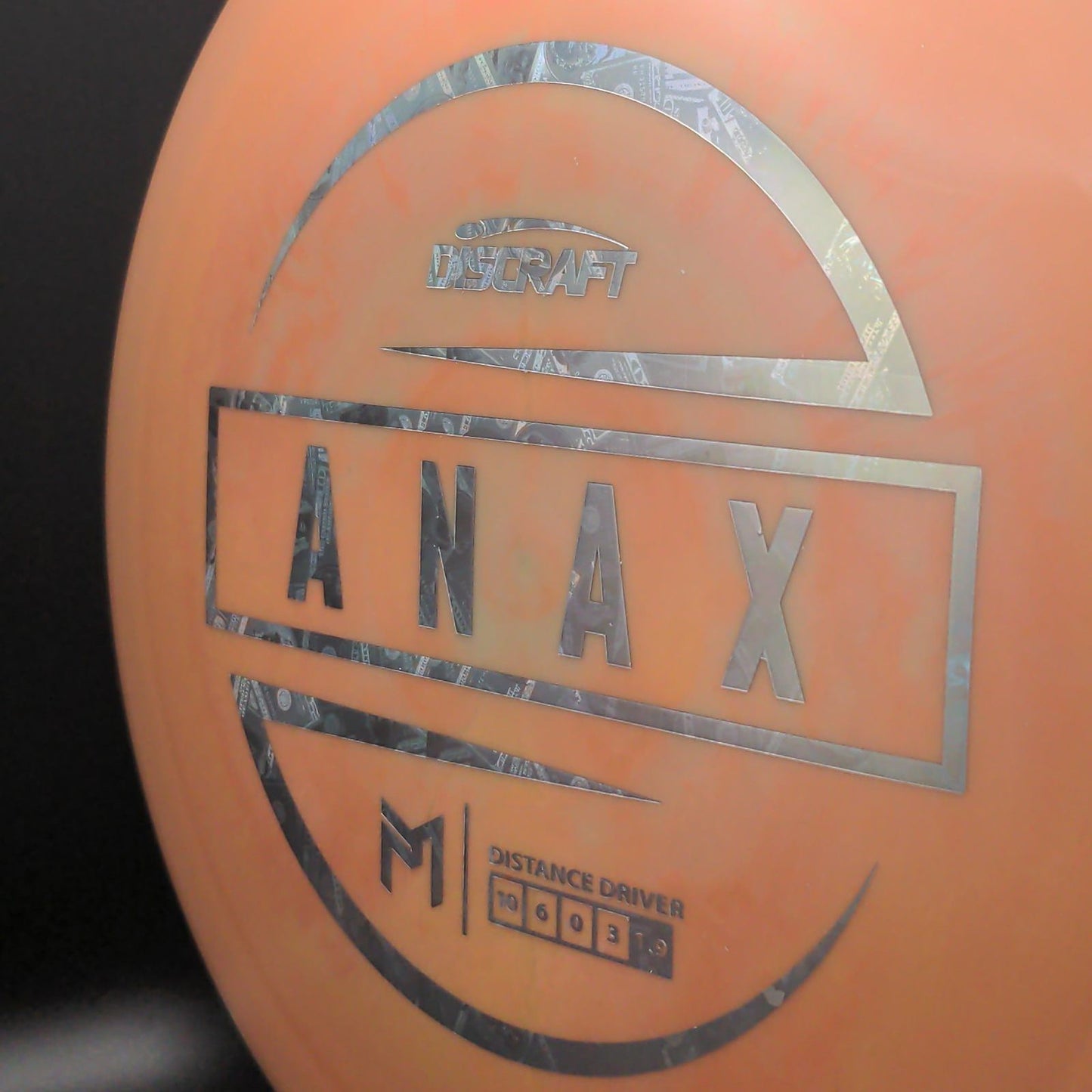 ESP Anax - Paul McBeth - Swirly Orange / Money Foil