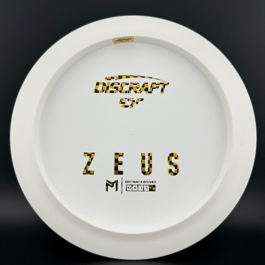 White ESP Zeus - Bottom Stamp Dyer's Delight - Paul McBeth