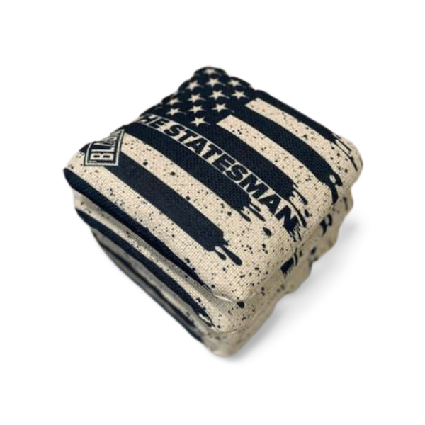 The Statesmen Pro Cornhole Bags (6/9). Flat fill, smaller profile.
