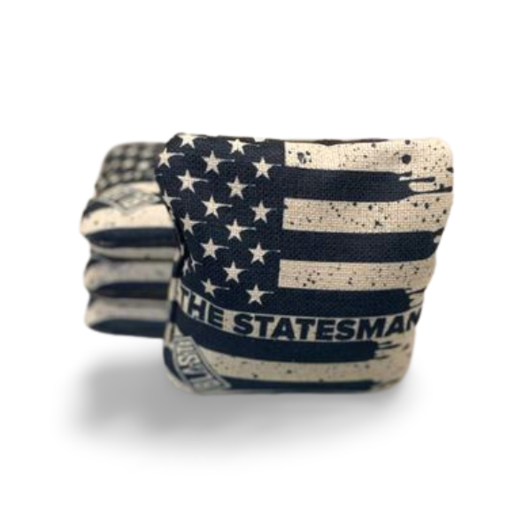 The Statesmen Pro Cornhole Bags (6/9). Flat fill, smaller profile.