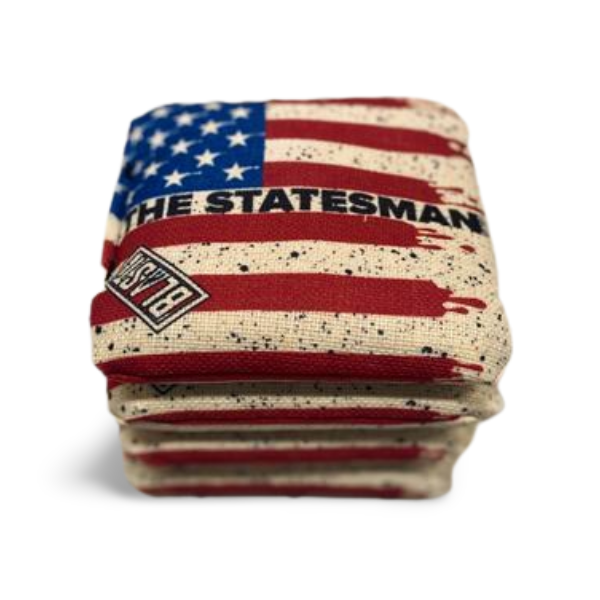 The Statesmen Pro Cornhole Bags (6/9). Flat fill, smaller profile.