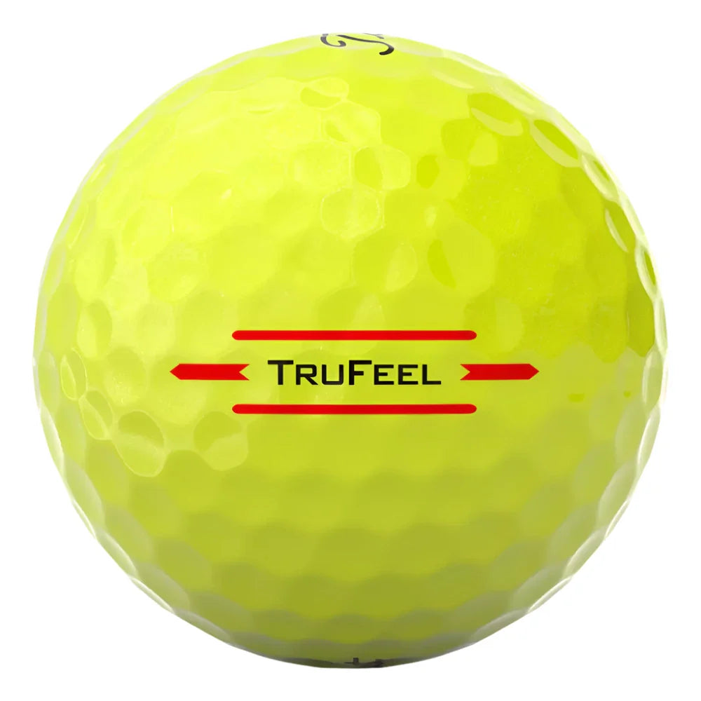 Titleist 2024 TruFeel Yellow Golf Balls