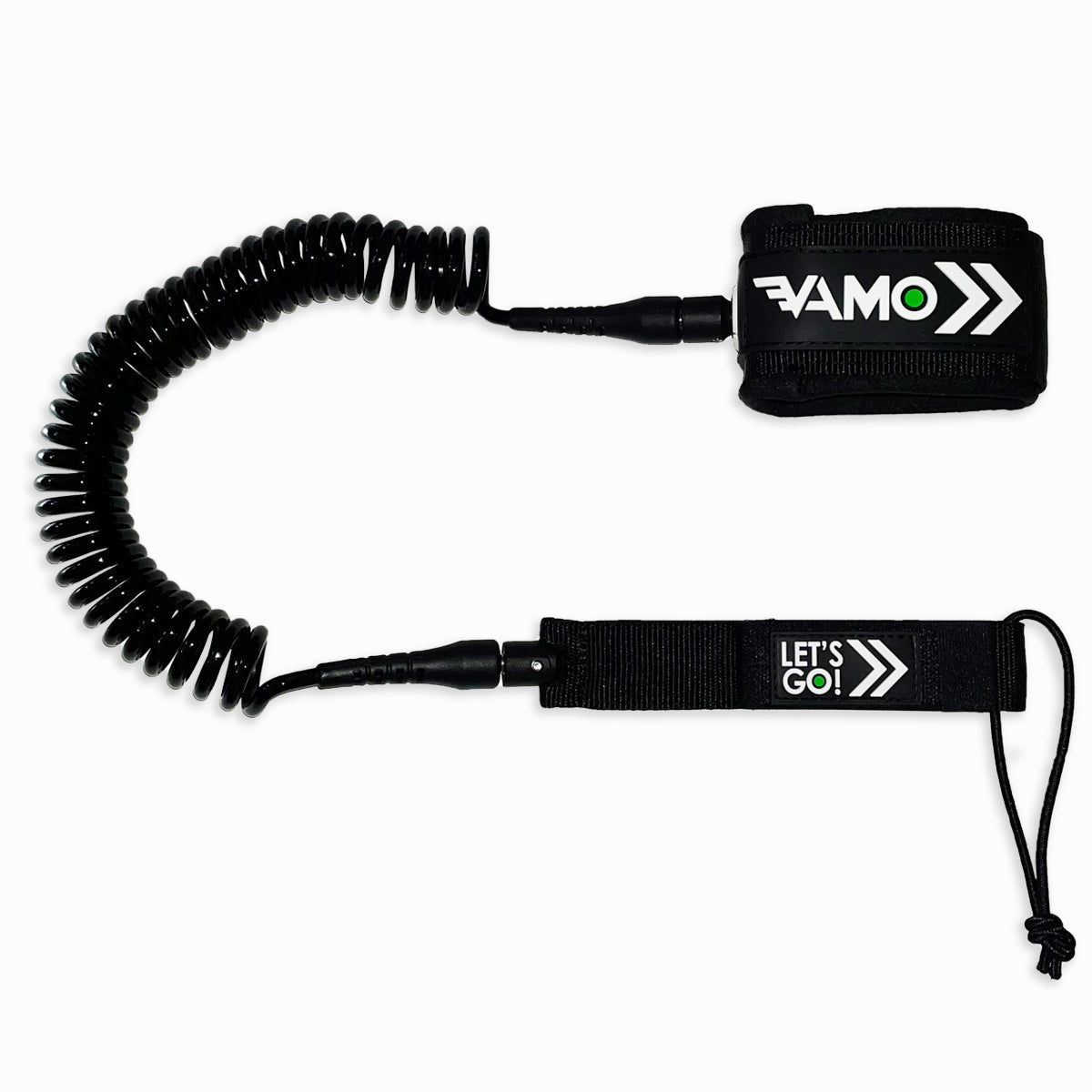 6' FOIL 6mm 'Calf' Coiled - Black
