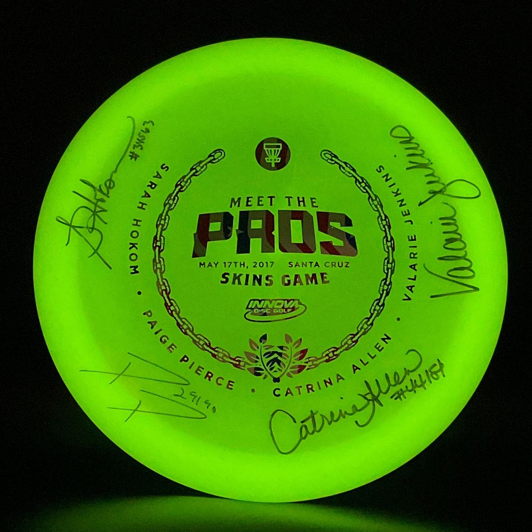 Glow Champion Thunderbird *Signed* - 2017 Meet the Pros Skins Game