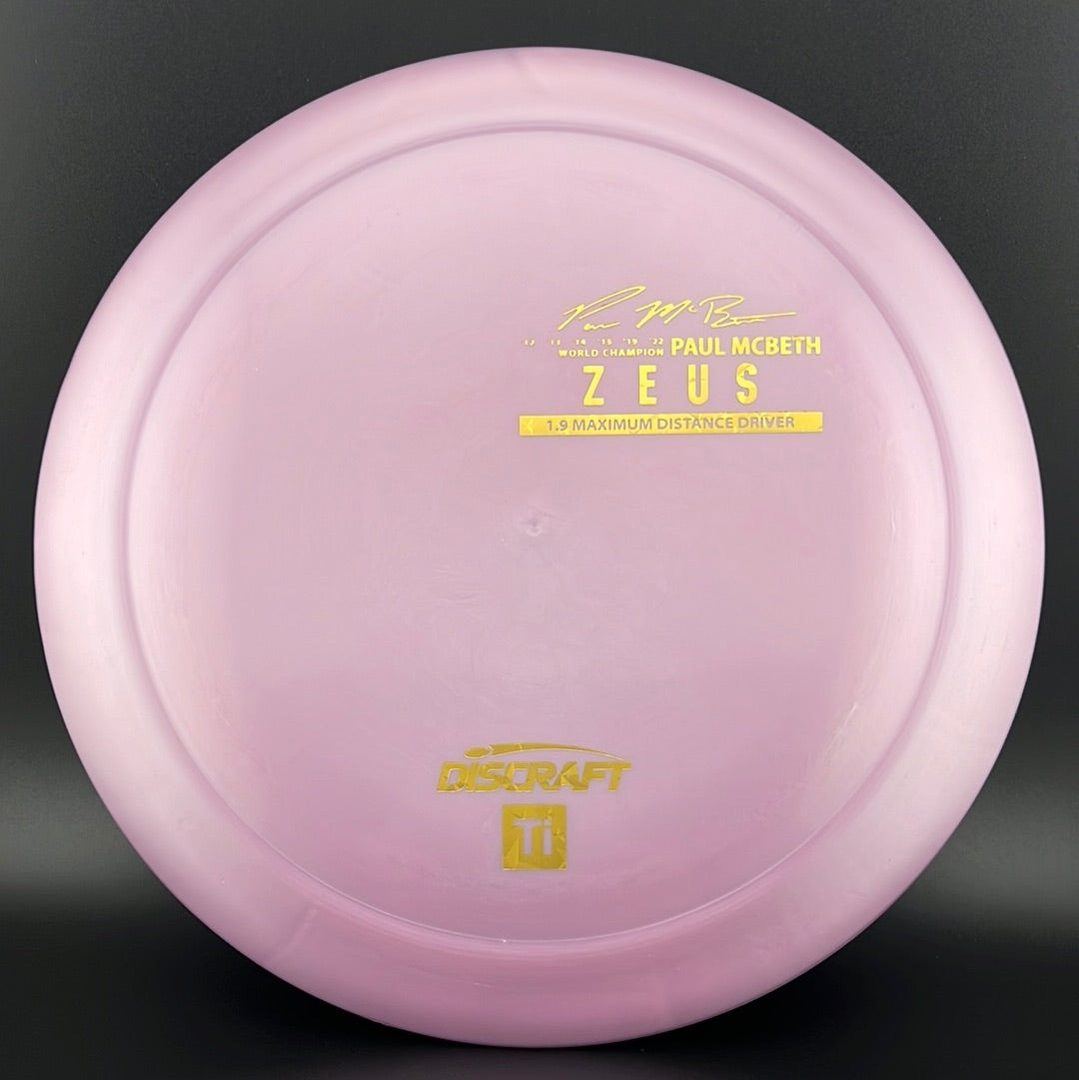 Titanium Zeus - First Run - Paul McBeth Limited Edition