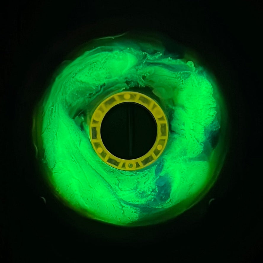 Custom Glow Resin Mini - Wooden Rim and Spinner!