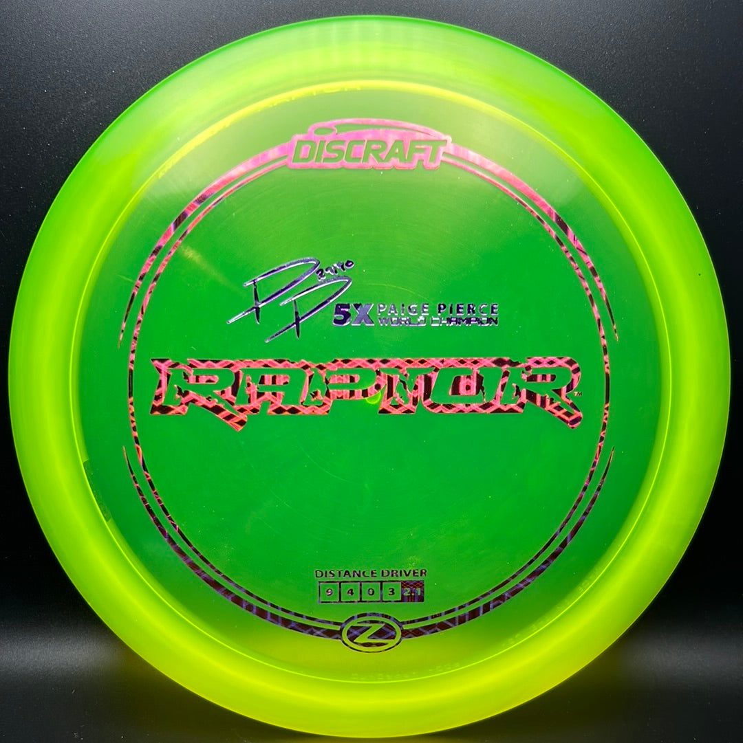 Z Line Raptor - Paige Pierce 5X World Champion