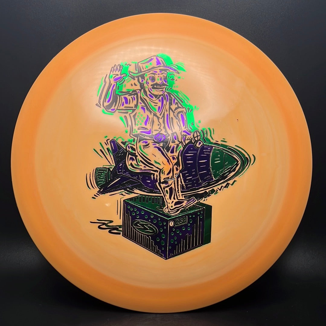 Bravo Harrier - "Ride Em Rocket Cowboy" Triple Foil