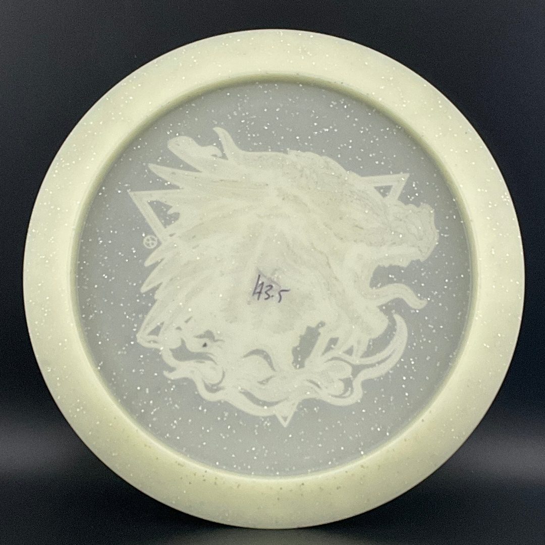 Metal Flake Glow Aztec X-Out - Horned Dragon