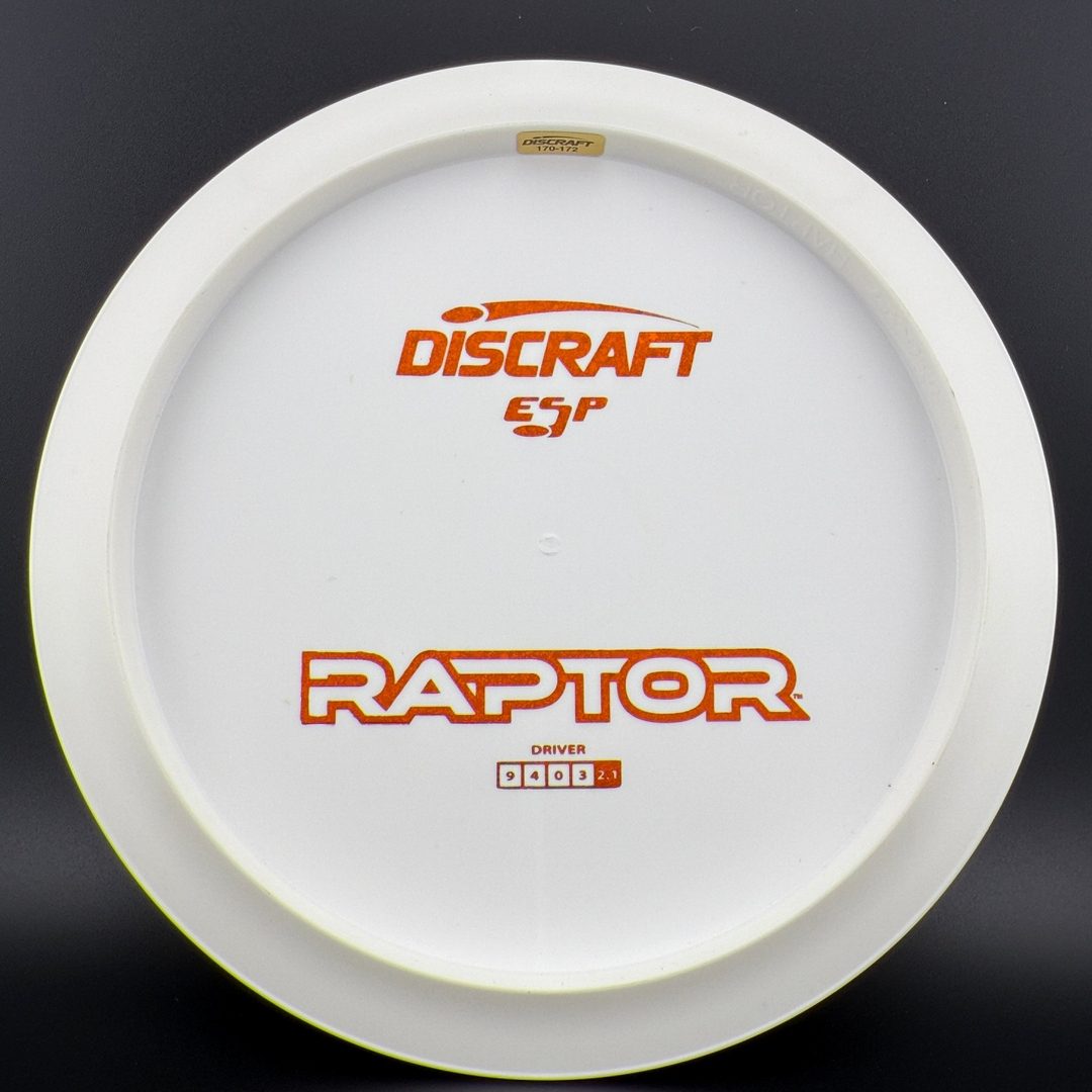 White ESP Raptor - Bottom Stamp (Dyer's Delight)