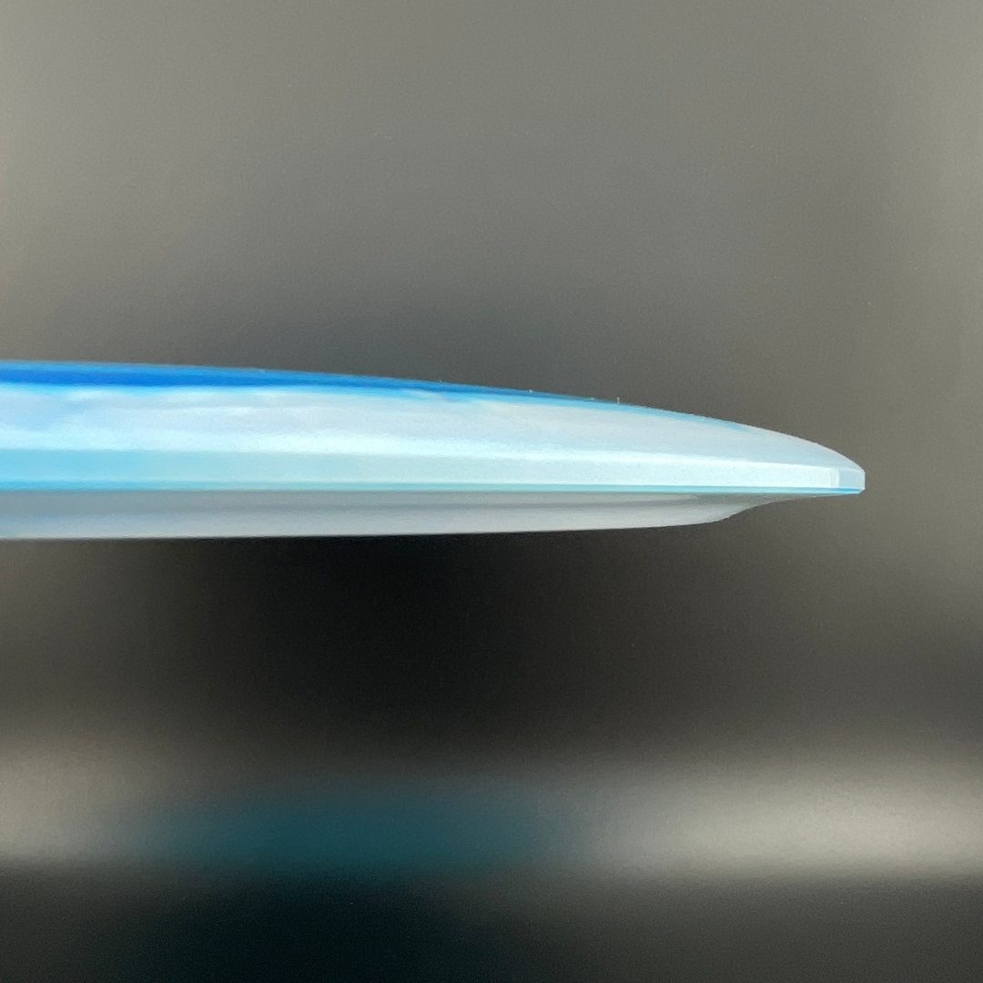 Gold Orbit Sapphire - Inverted Stamp