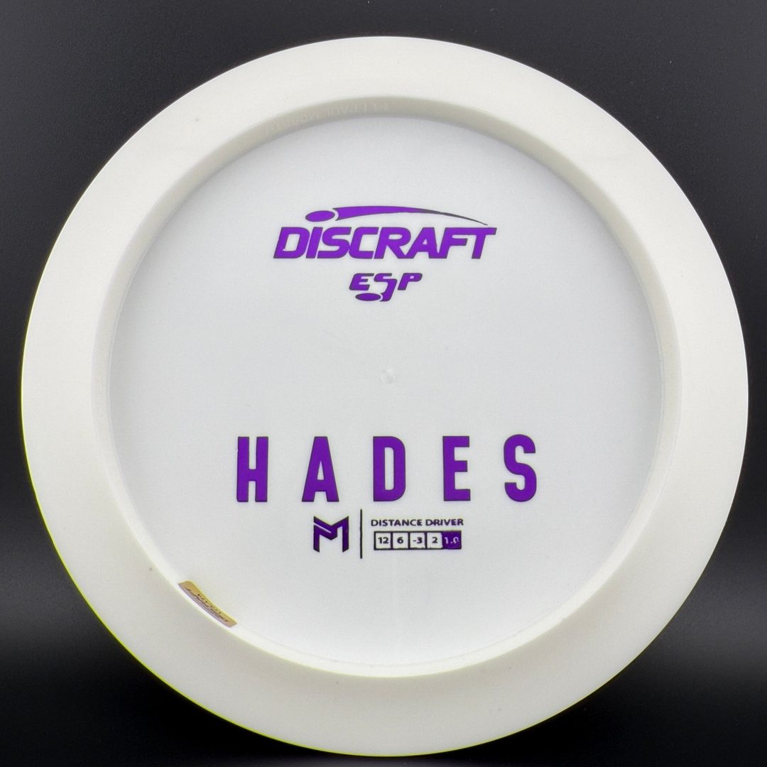 White ESP Hades - Bottom Stamp Dyer's Delight - Paul McBeth