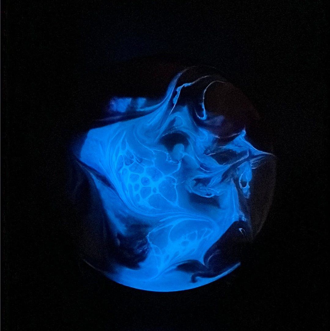 Custom Blue Glow Resin Mini - Exclusive "RAD Plague Doctor"