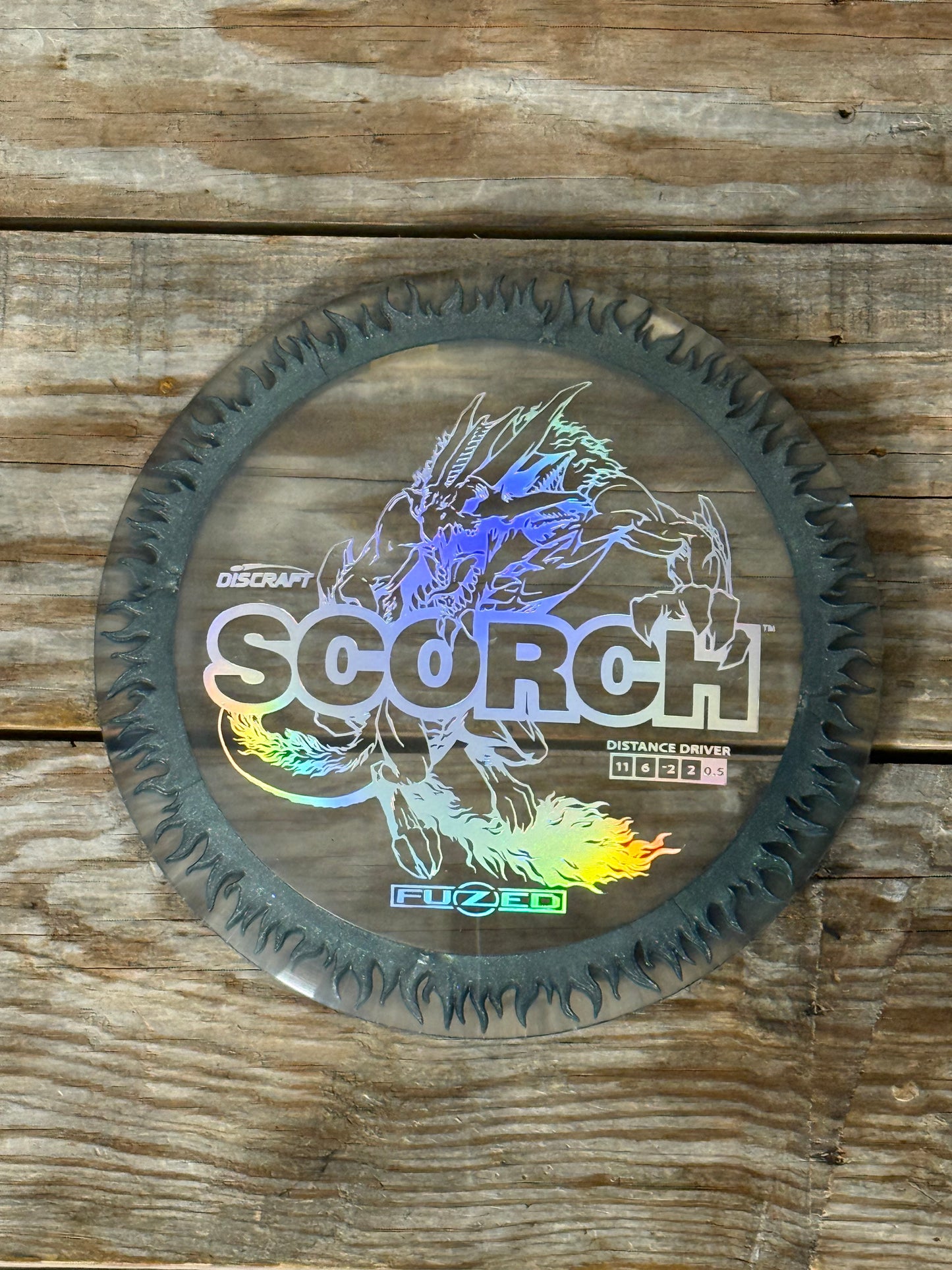 Fuzed Z Scorch with Flame Pattern