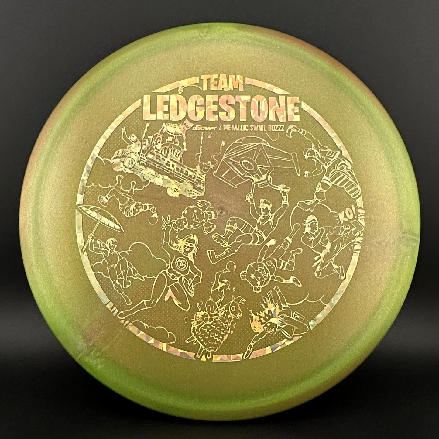 Z Swirl Metallic Buzzz - Team Ledgestone Fortnite 2023