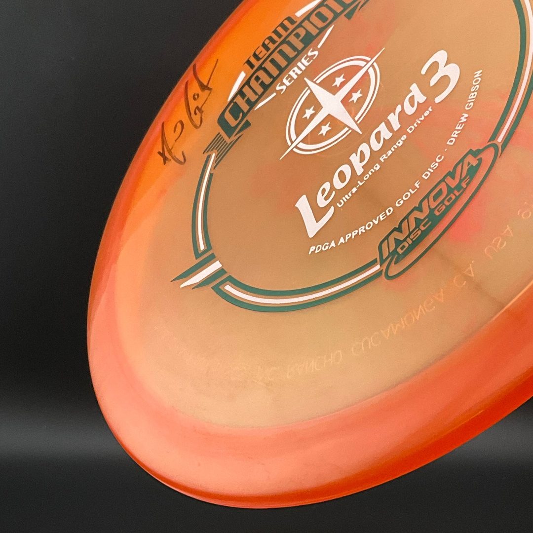 Luster Champion Leopard3 *Signed* - 2019 Drew Gibson Team Champion Series