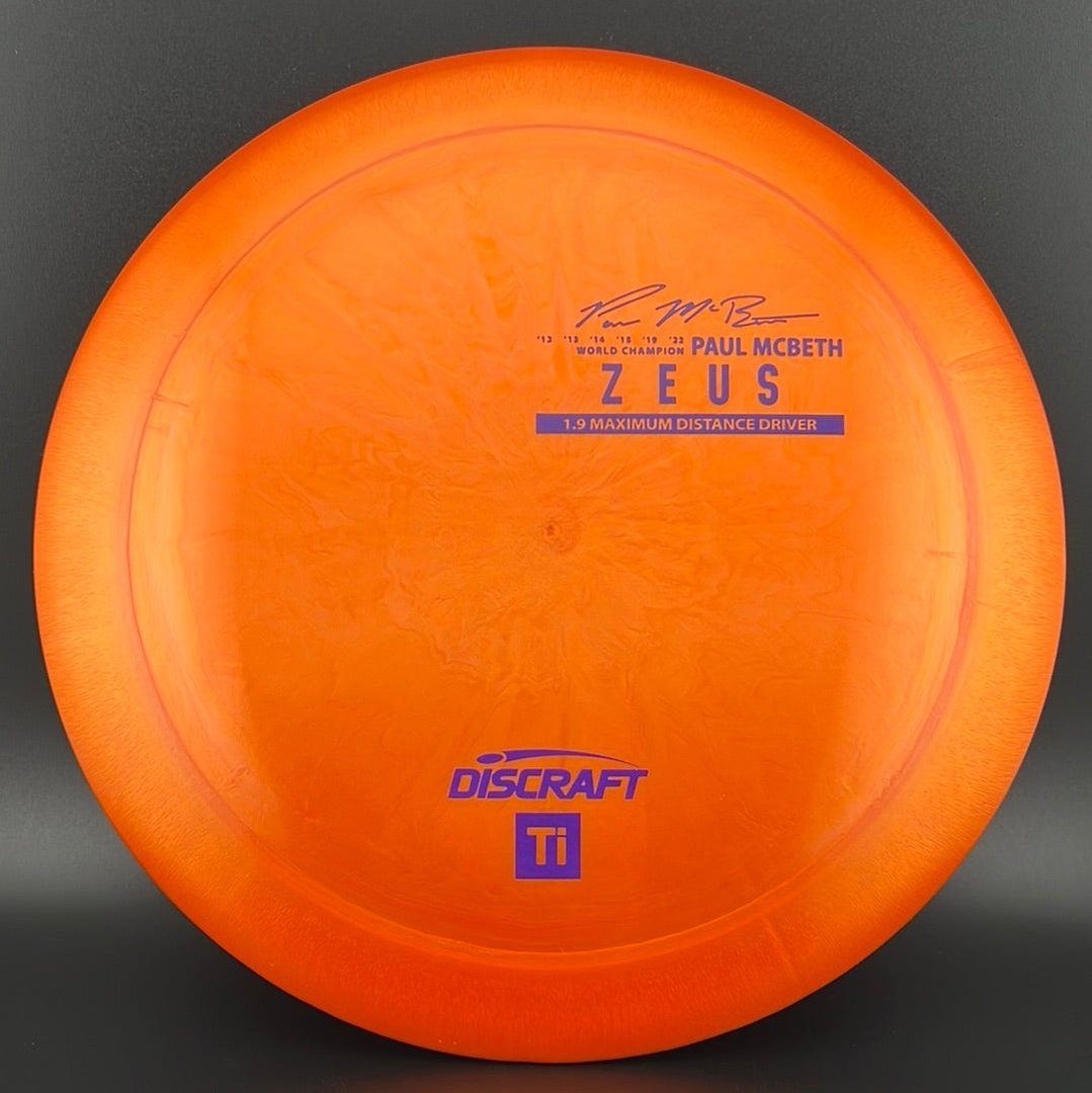Titanium Zeus - First Run - Paul McBeth Limited Edition