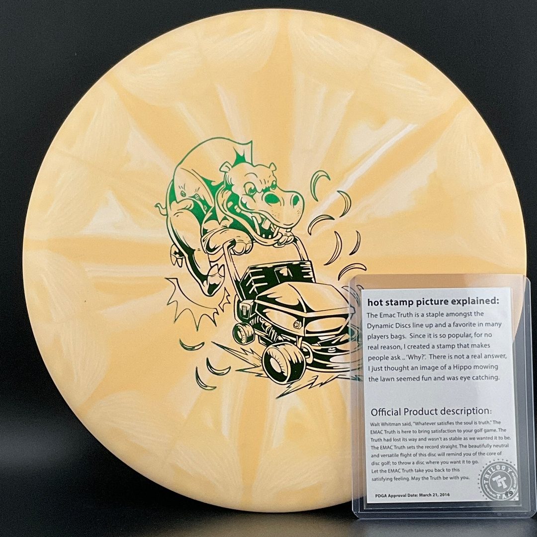 Prime Burst EMAC Truth - Hippo Lawn Mower Limited Edition with Card!
