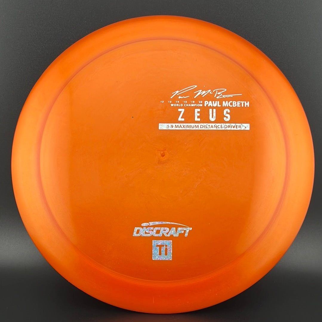 Titanium Zeus - First Run - Paul McBeth Limited Edition