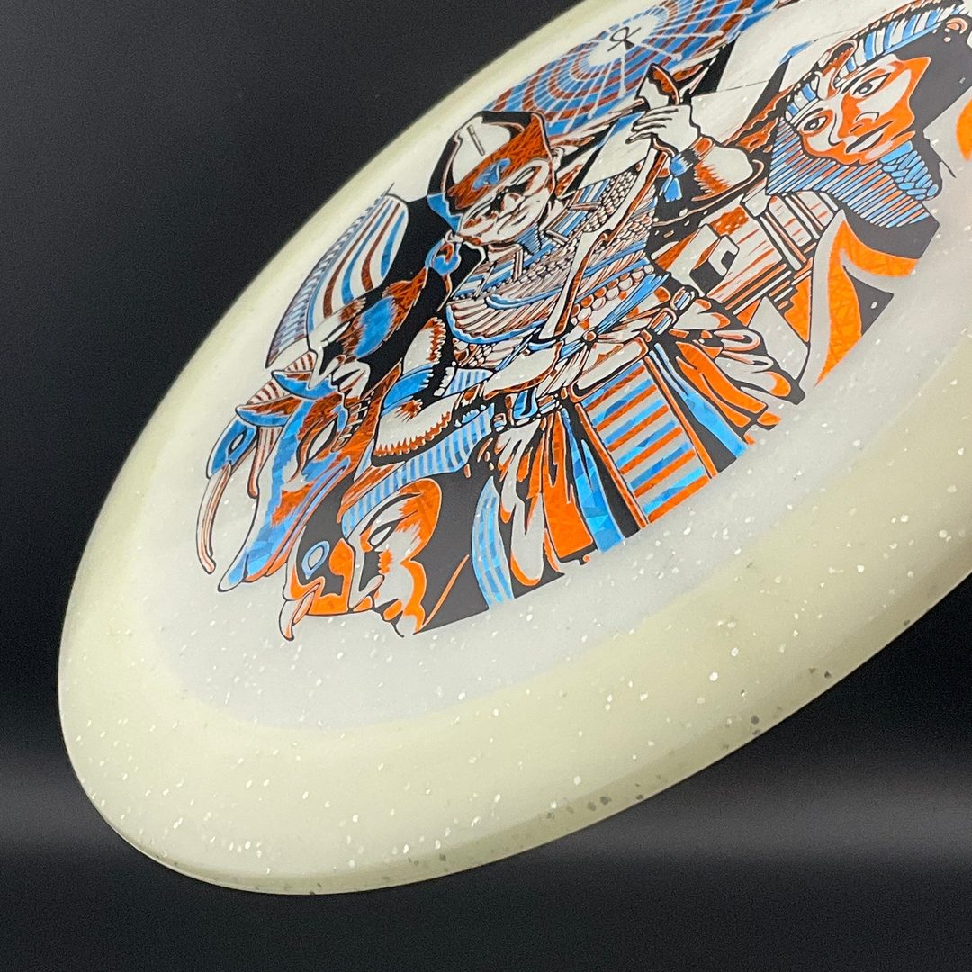 Metal Flake Glow Aztec X-Out - Gods of Egypt
