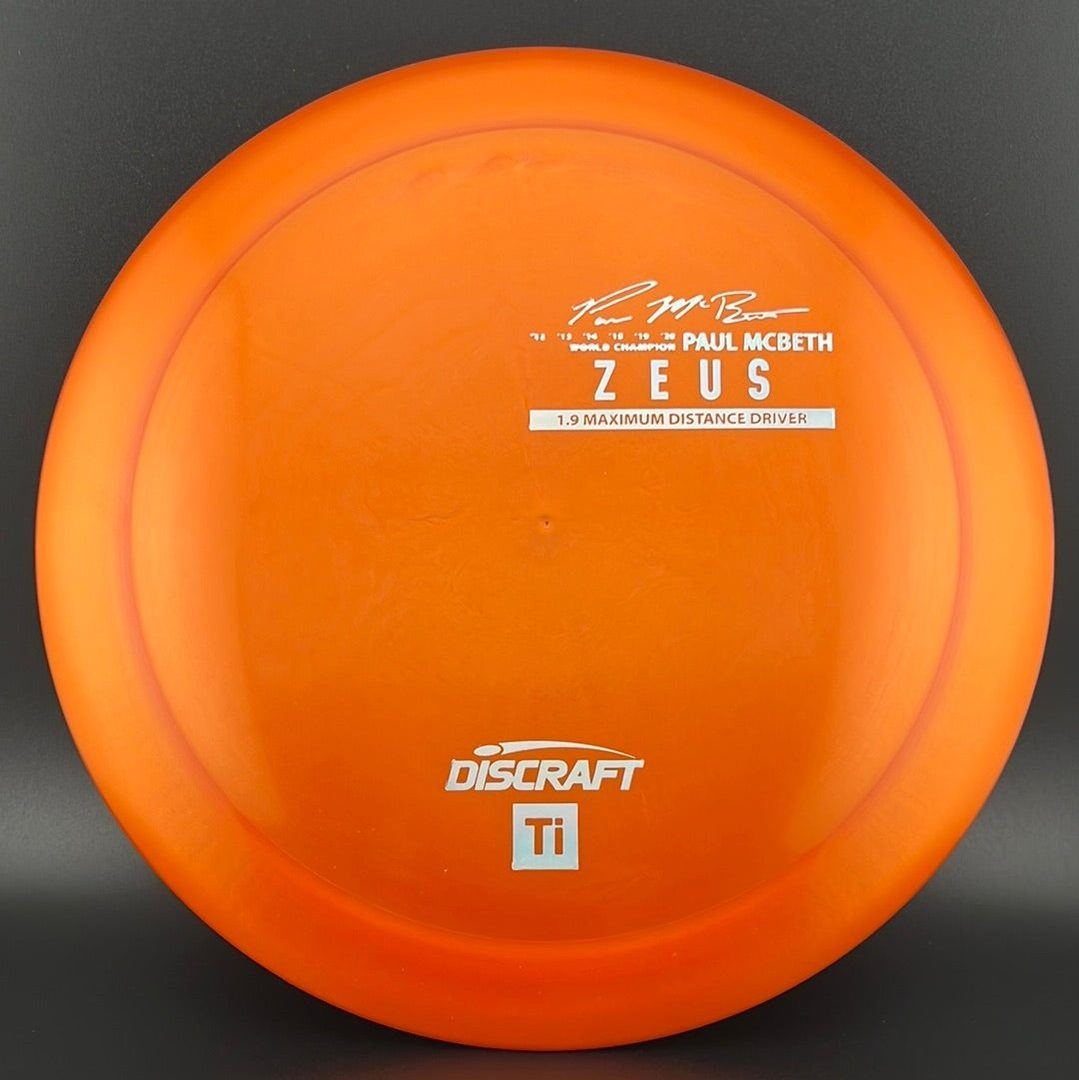 Titanium Zeus - First Run - Paul McBeth Limited Edition