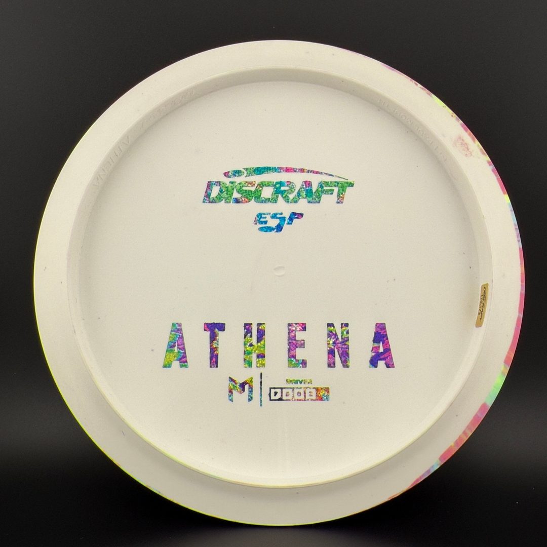 White ESP Athena - Greazy Dyed - Bottom Stamp