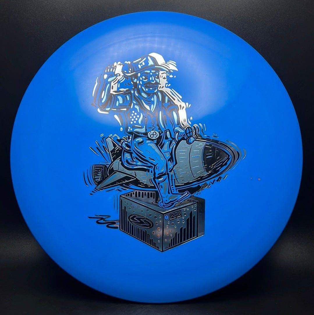 Alpha Curl - "Ride Em Rocket Cowboy" Triple Foil