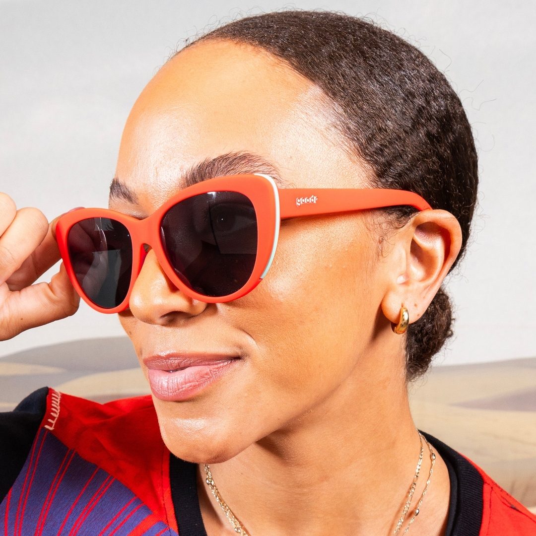 "Ties Cherry Stem With Tongue" Glam G Polarized Sunglasses