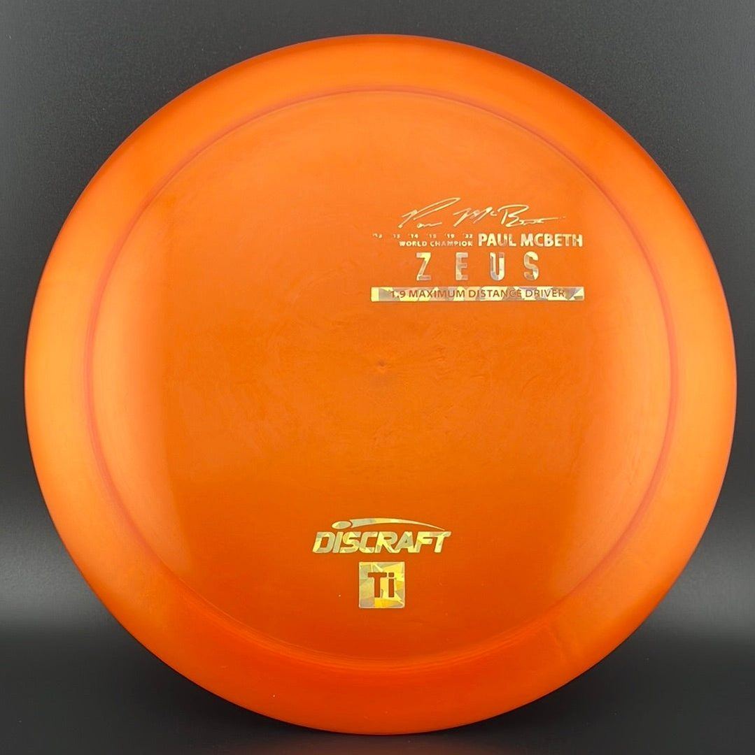 Titanium Zeus - First Run - Paul McBeth Limited Edition