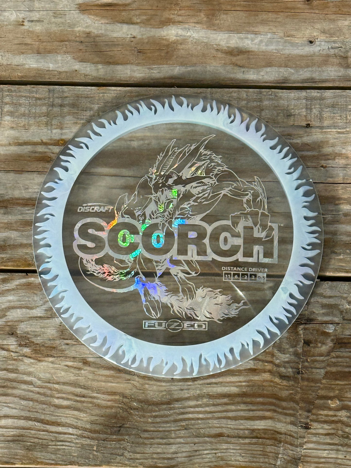 Fuzed Z Scorch with Flame Pattern
