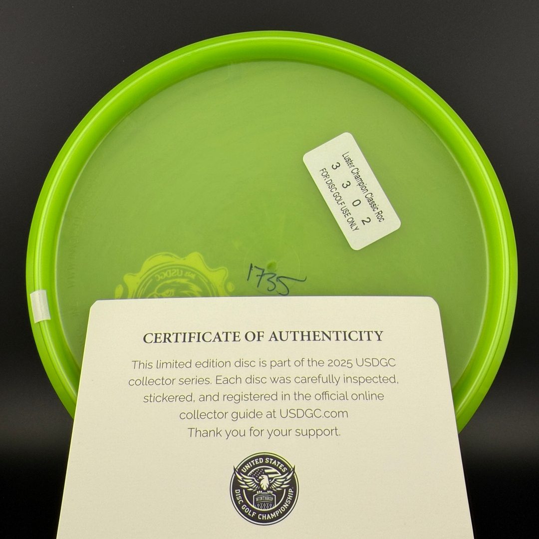 Luster Champion Classic Roc - USDGC Wax Seal - Small Batch 1/75