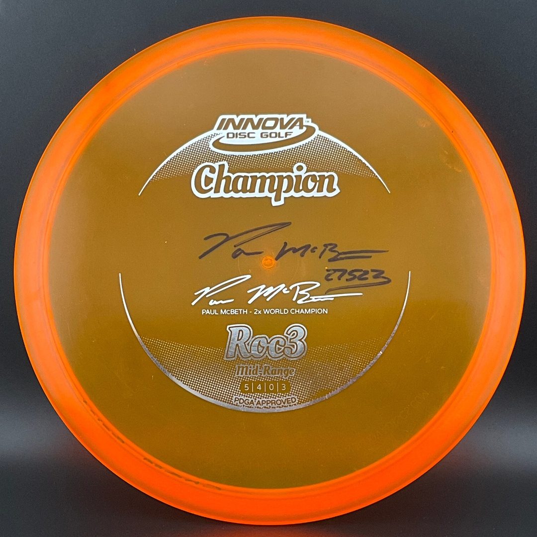 Champion Roc3 *Signed* - USED - 2013 Paul McBeth 2x!