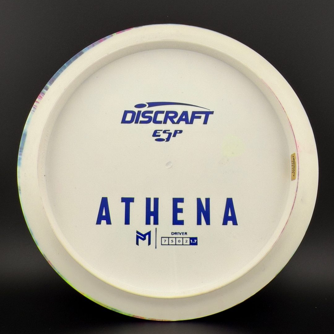White ESP Athena - Greazy Dyed - Bottom Stamp