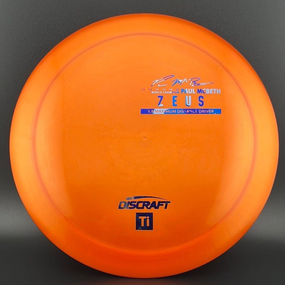 Titanium Zeus - First Run - Paul McBeth Limited Edition
