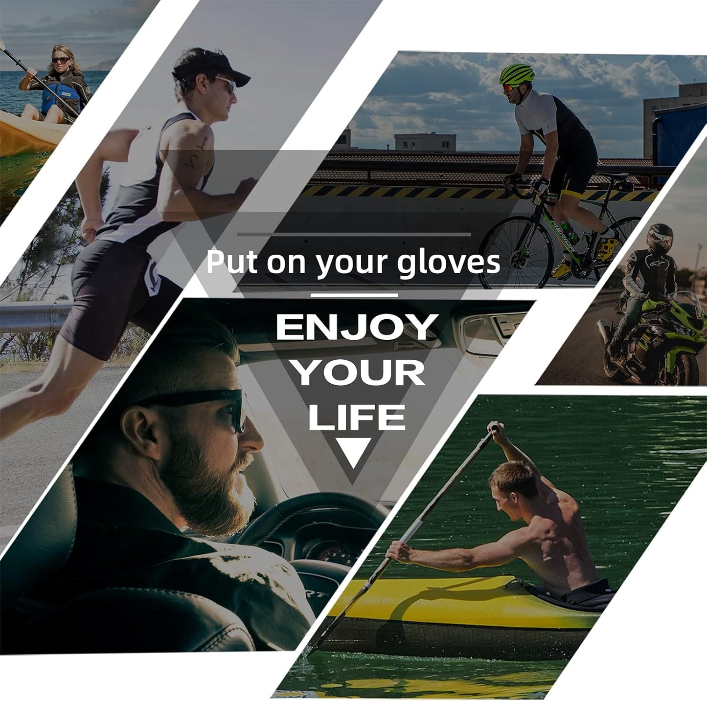 ROCKBROS Cycling Gloves Anti-Slip Breathable