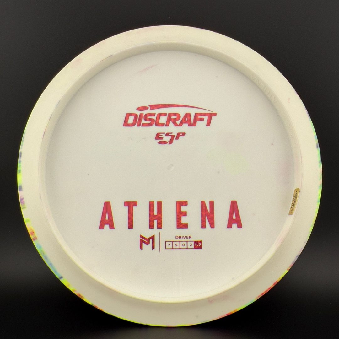 White ESP Athena - Greazy Dyed - Bottom Stamp
