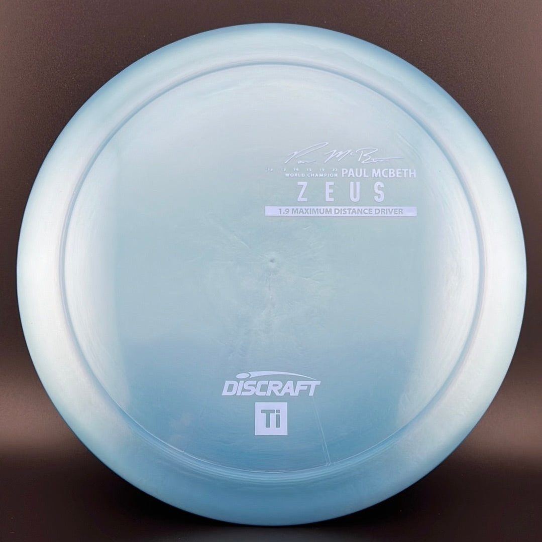 Titanium Zeus - First Run - Paul McBeth Limited Edition