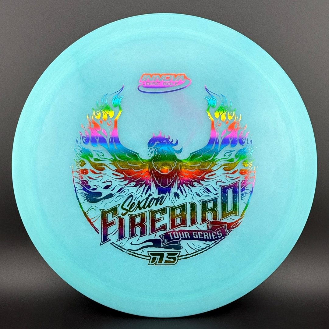 2020 Glow Champion Firebird - Blue Pink/Rainbow Foil - Nate Sexton TS