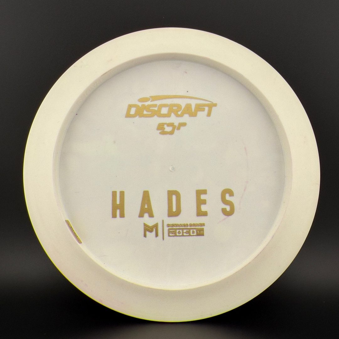 White ESP Hades - Greazy Dyed - Bottom Stamp
