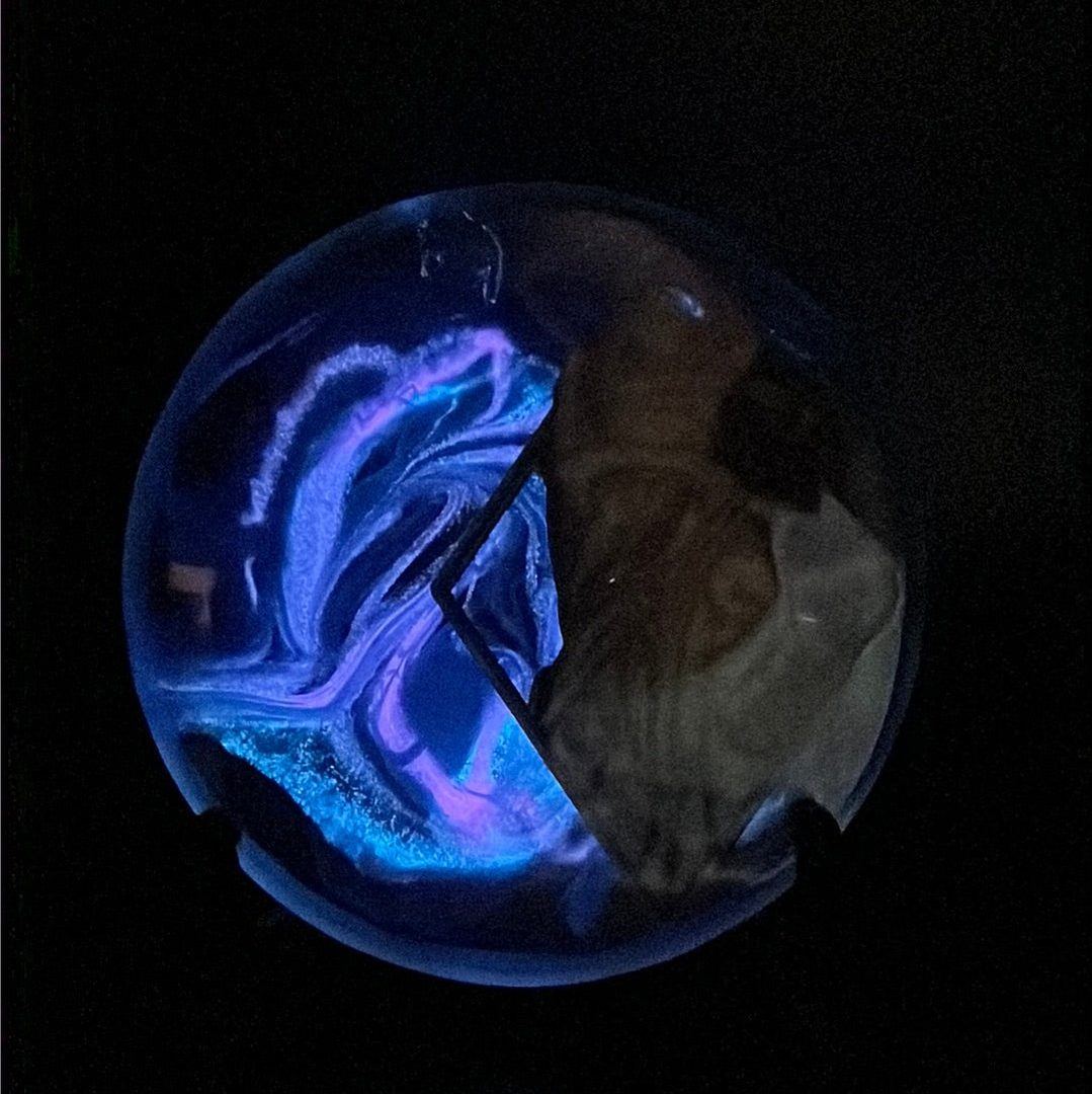 Custom Blue Glow Resin Mini - Exclusive "RAD Plague Doctor"