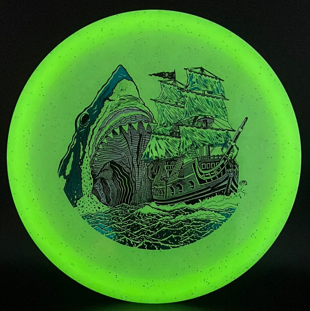 Metal Flake Glow C-Blend Galleon (First Run) "Megalodon" by Ripper Studios