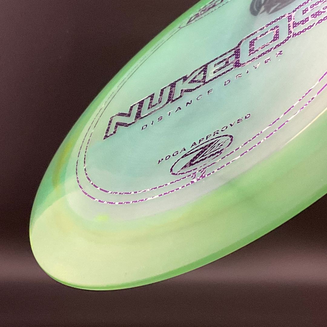 Z Lite Nuke OS *Les White Stash* - PFN! Swirly Frosted Jade!