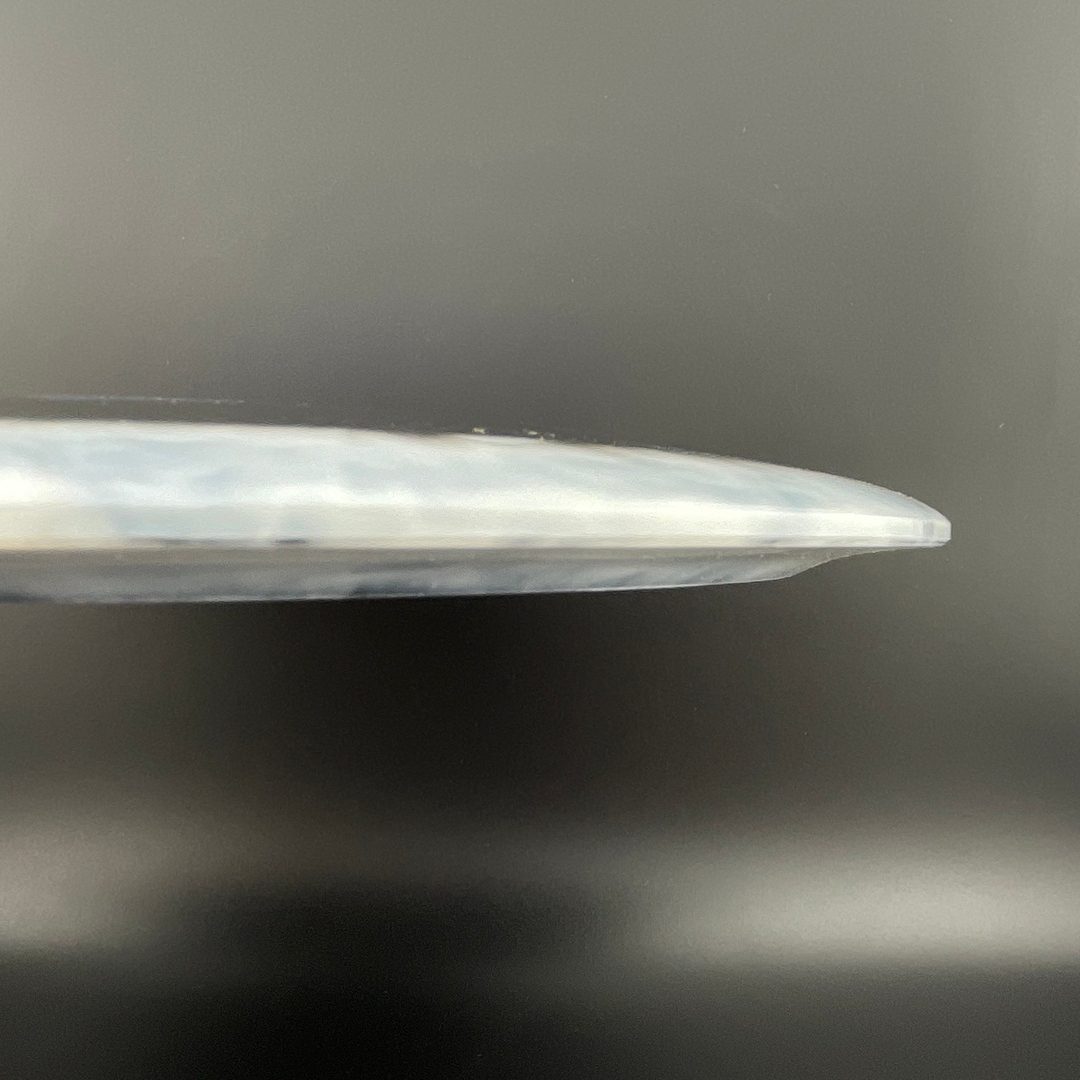 Gold Orbit Sapphire - Inverted Stamp